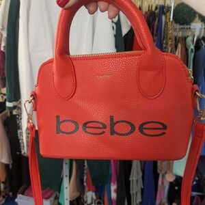 Bebe Vibrant Red/Orange Mini Bag